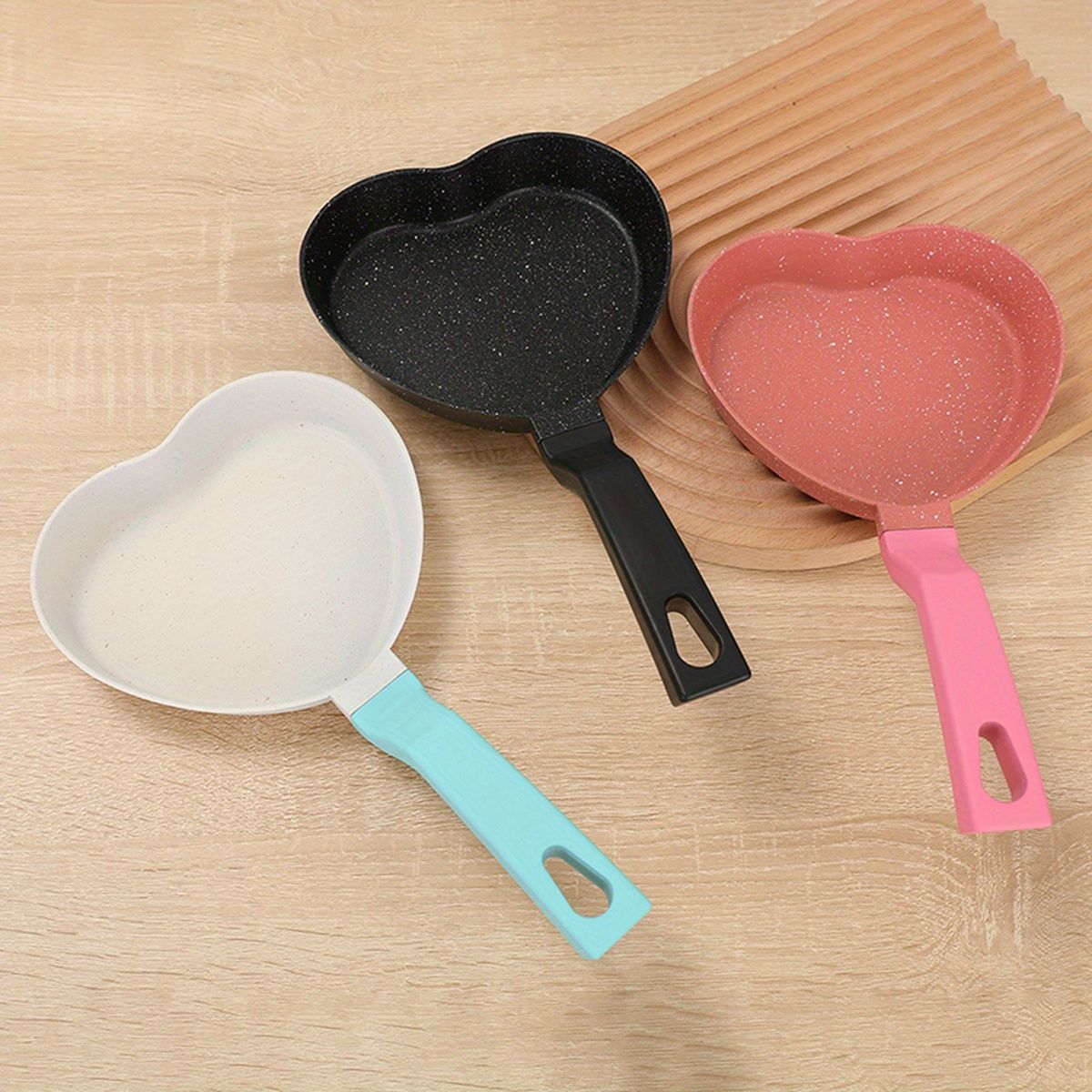 Heart Shaped Non Stick Egg Frying Pan