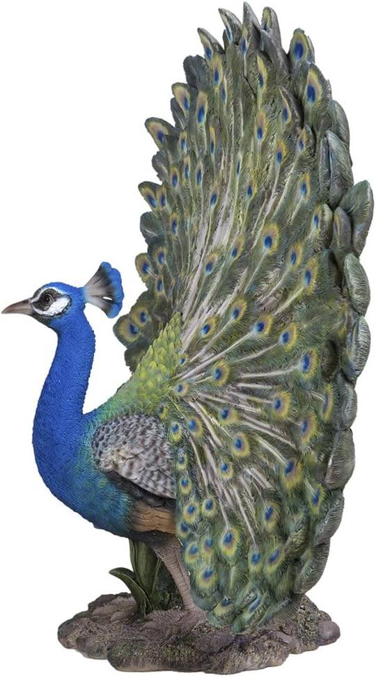 Large Peacock Sculpture