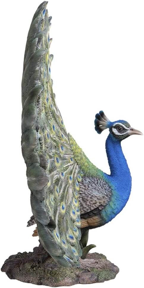 Large Peacock Sculpture